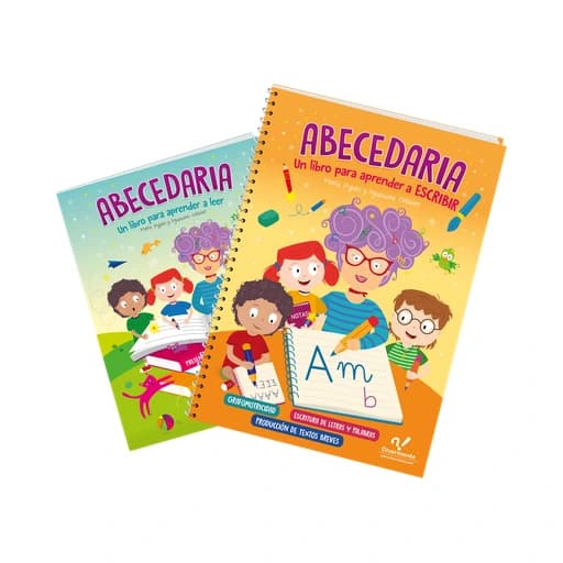 Los dos libros de Abecedaria: para aprender a leer y para aprender a escribir
